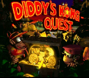 Donkey Kong Country 2 - Diddy's Kong Quest (USA) (En,Fr) (Rev 1) screen shot title